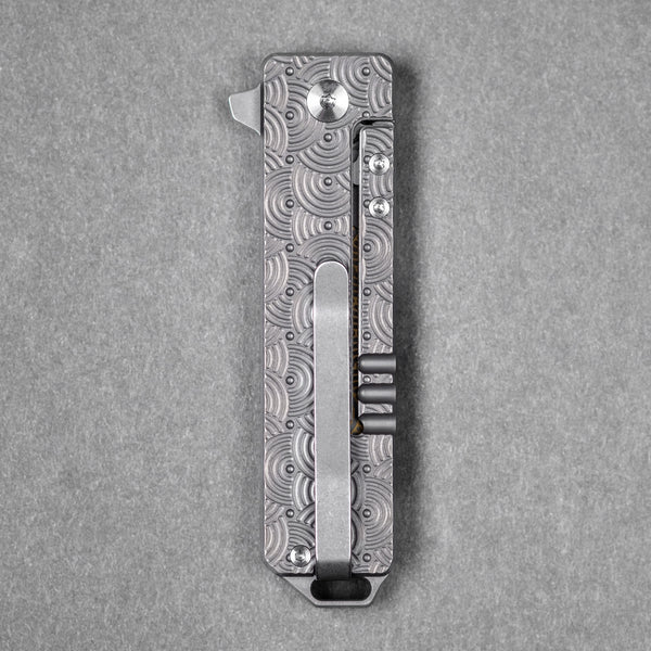 Exceed Designs x Urban EDC TiRant Razor V3 - Chaos Seigaiha