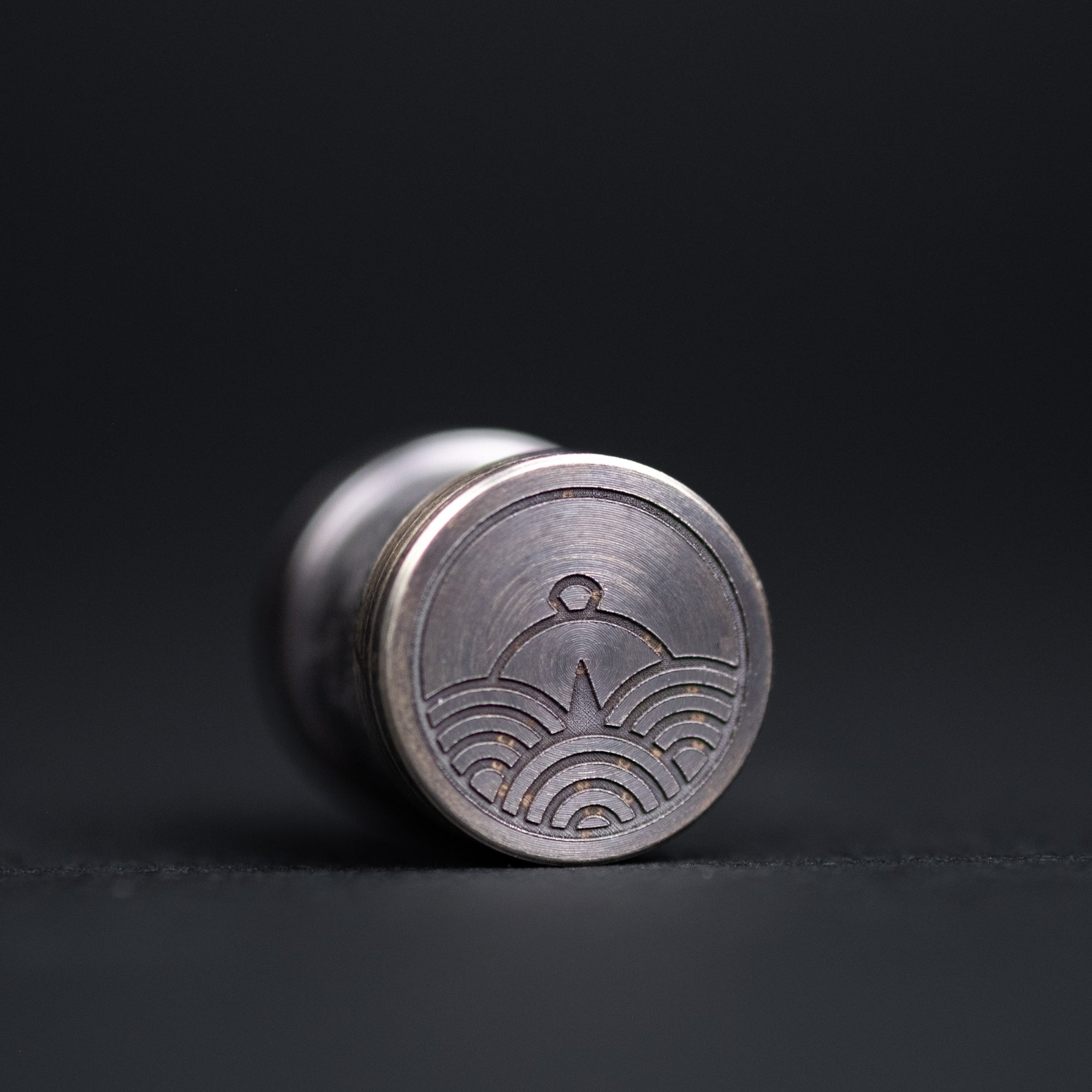 Collins Trace Manufacturing 'The End' Bead - Antiqued Nickel Silver Chaos Seigaiha (Exclusive)