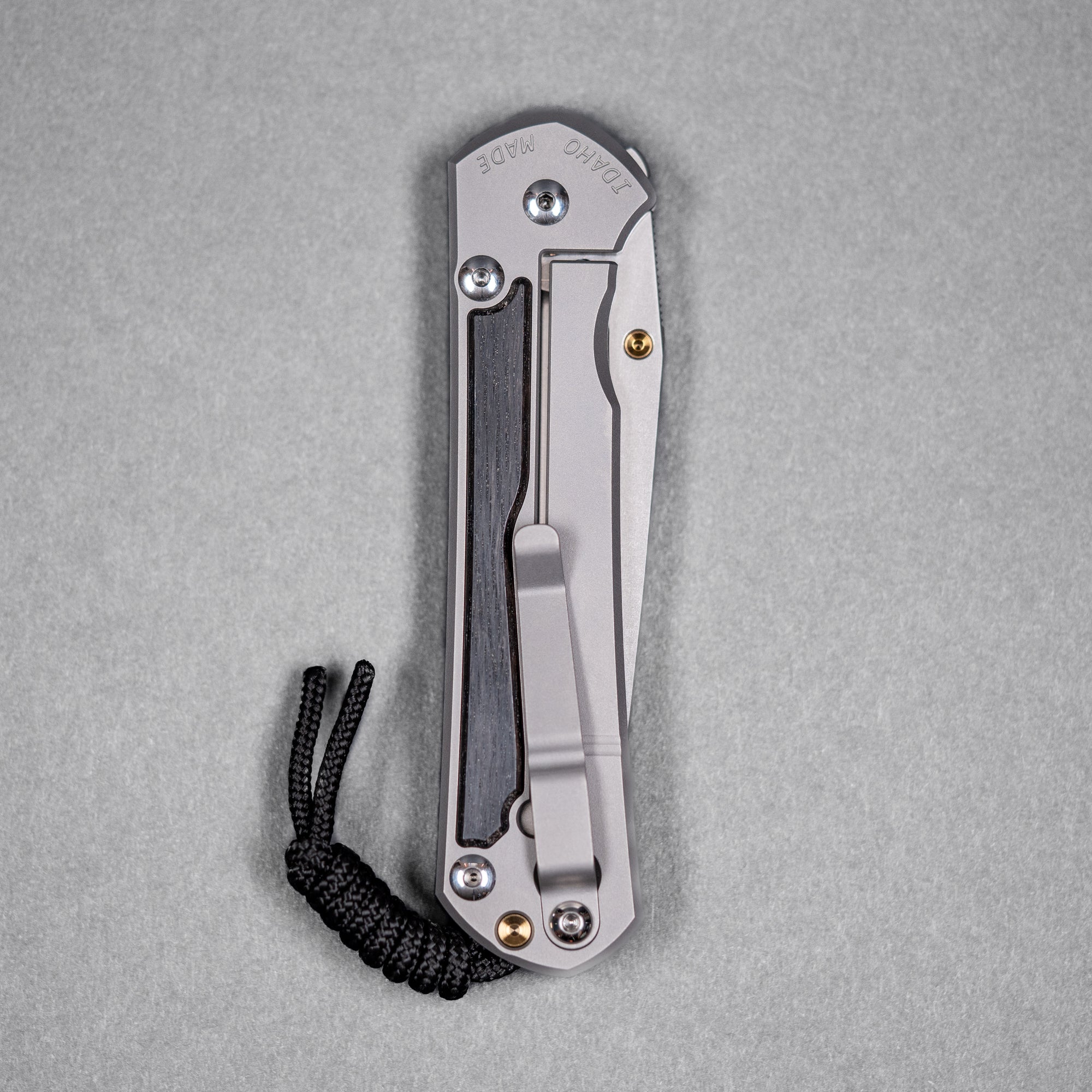 Drop Date (08/12): Chris Reeve Large Sebenza 31 - Tanto Magnacut & Glass Blasted Titanium w/ Bog Oak Inlay