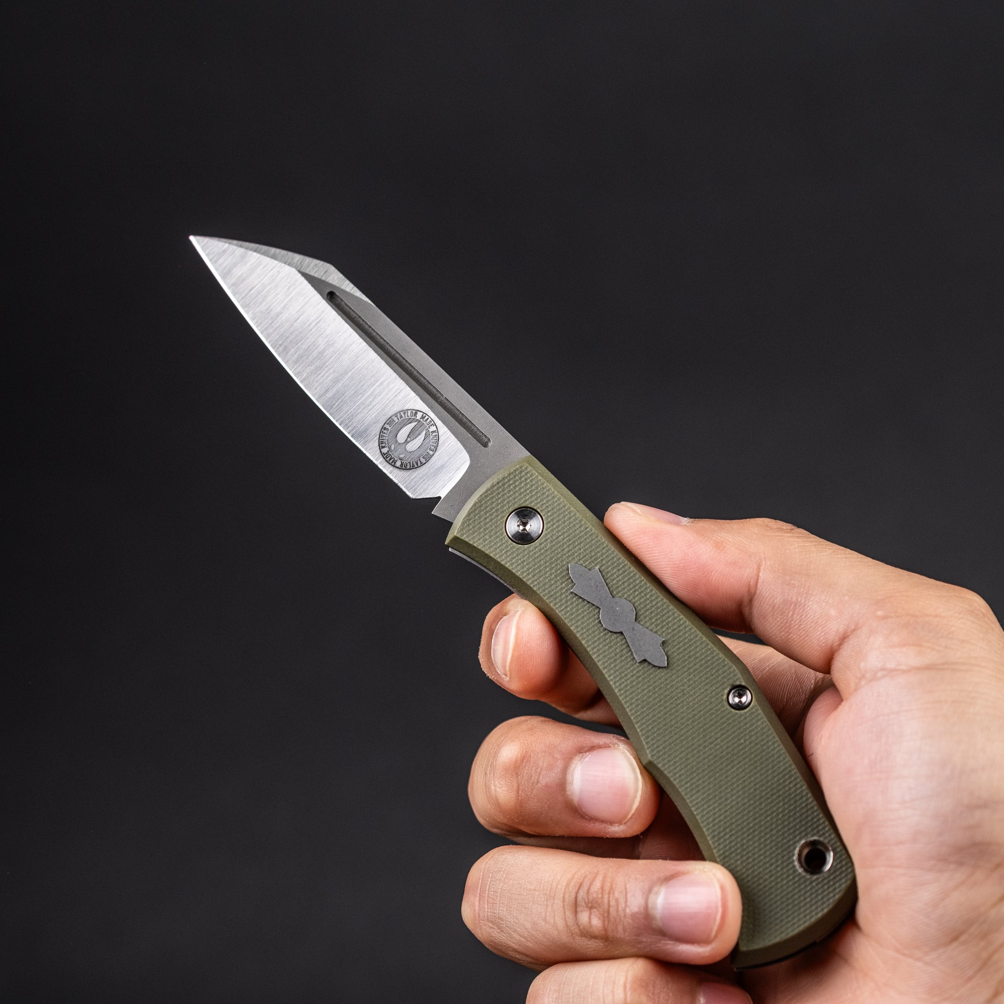 Taylor Made Cochise Slipjoint - Textured OD Green G10 (Custom)