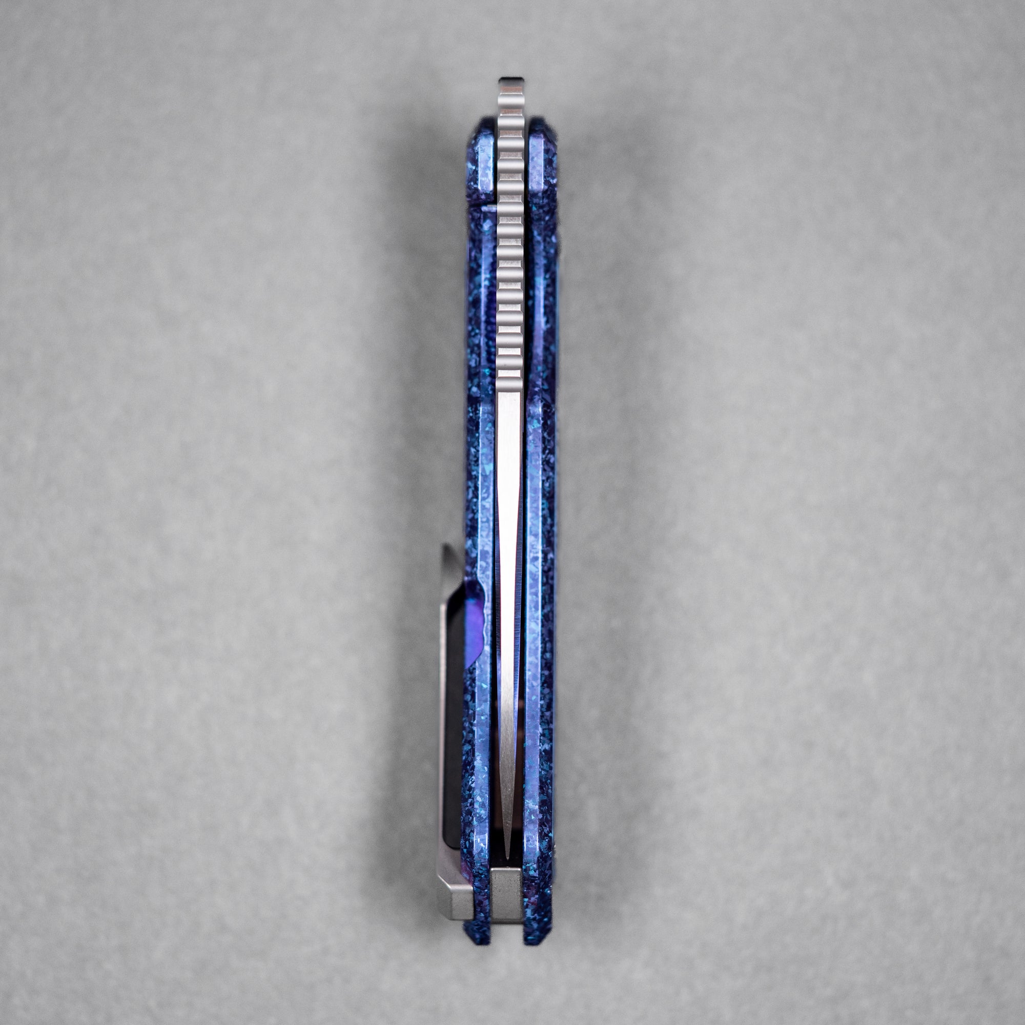 Drop Date (08/12): Griffin Co x URBAN Scout F3.5 Folder - Belt Satin Magnacut & Blurple Crystal Titanium w/ Satin Chaos Seigaiha™