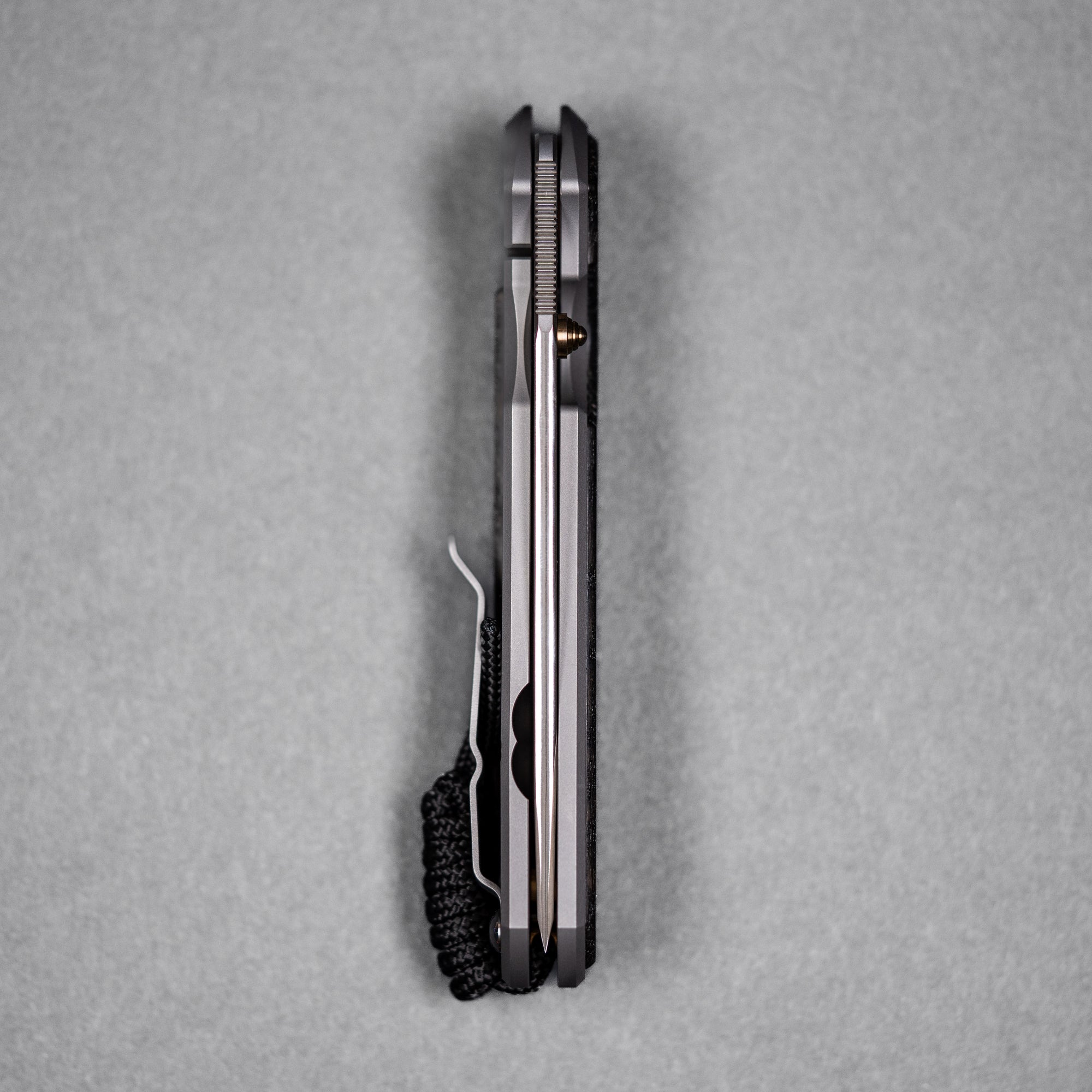 Drop Date (08/12): Chris Reeve Large Sebenza 31 - Tanto Magnacut & Glass Blasted Titanium w/ Bog Oak Inlay