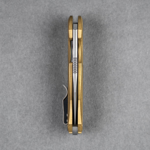 URBAN Becerro - Darkwashed Magnacut & Stonewashed Brass w/ Micro Milling