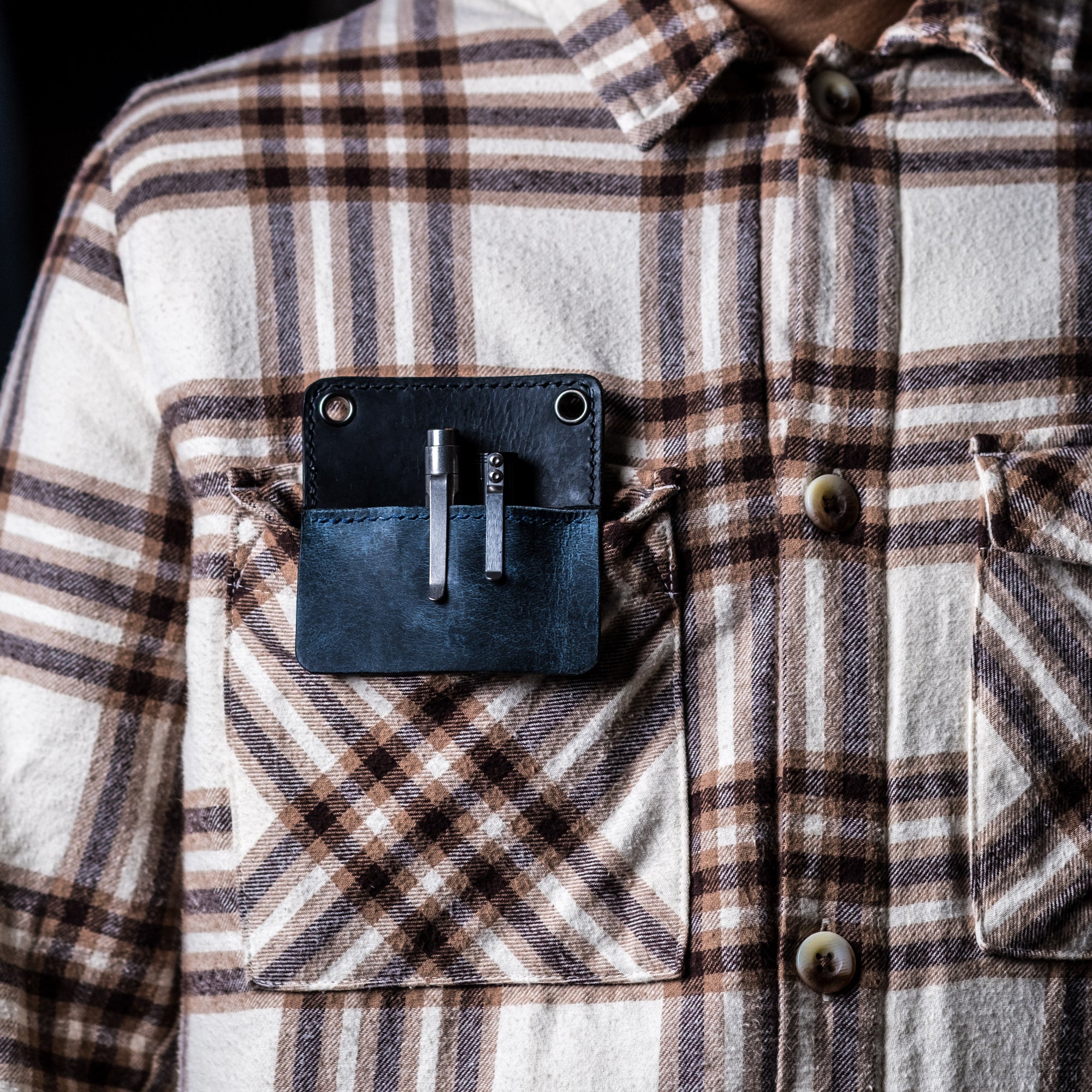 Urban EDC Concord Pocket Protector - Black & Blue