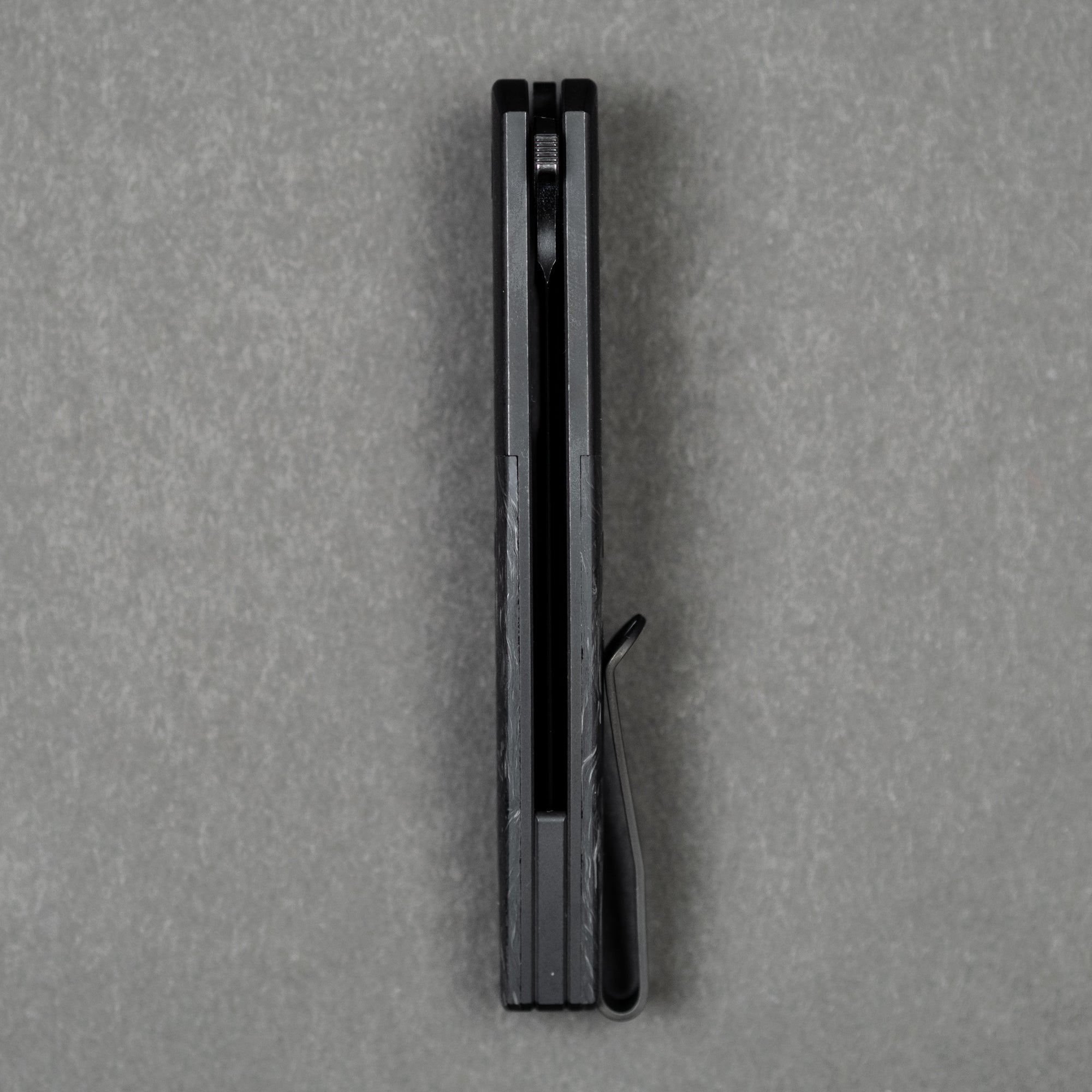 Pre-Order Exclusive: Urban EDC Finback - Fat Carbon Dark Matter Black w/ Blackwashed Magnacut