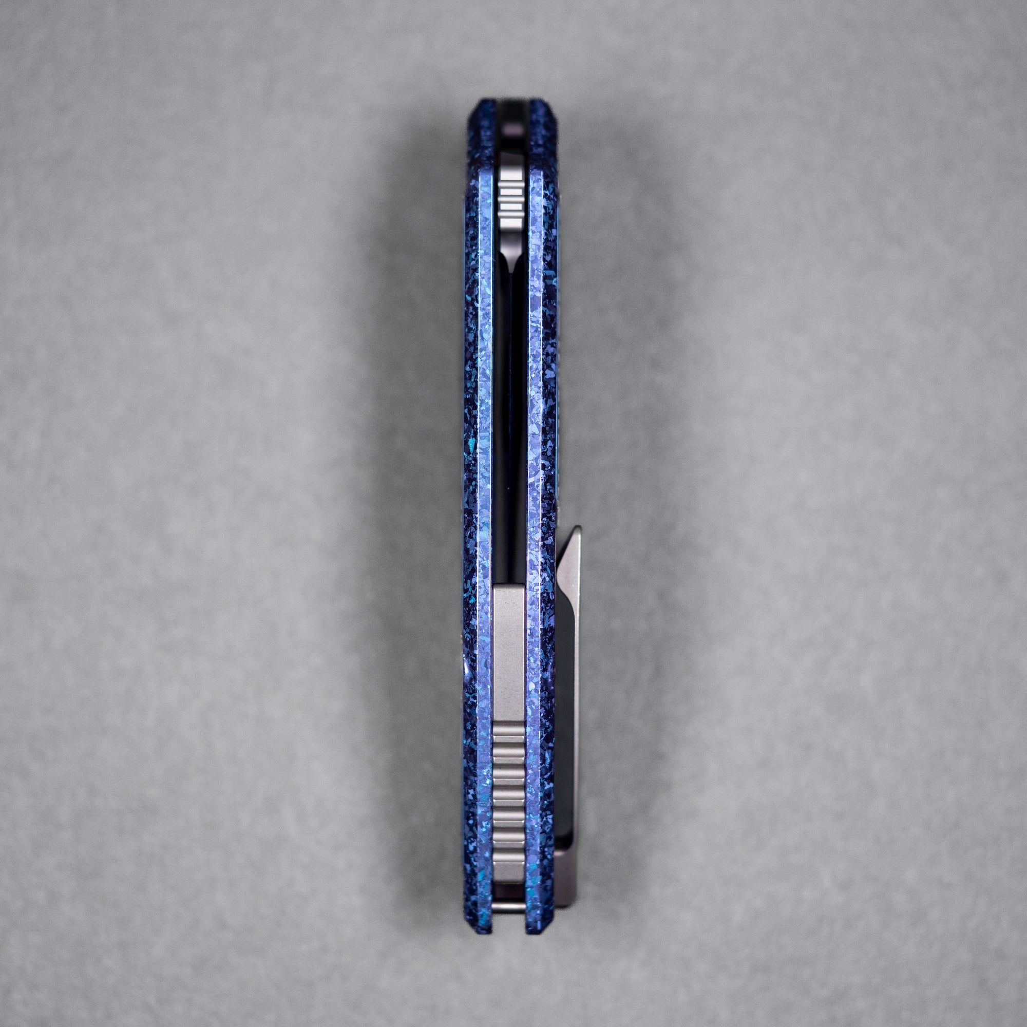Drop Date (08/12): Griffin Co x URBAN Scout F3.5 Folder - Belt Satin Magnacut & Blurple Crystal Titanium w/ Satin Chaos Seigaiha™