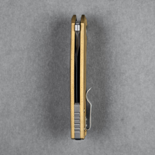 URBAN Becerro - Darkwashed Magnacut & Stonewashed Brass w/ Micro Milling