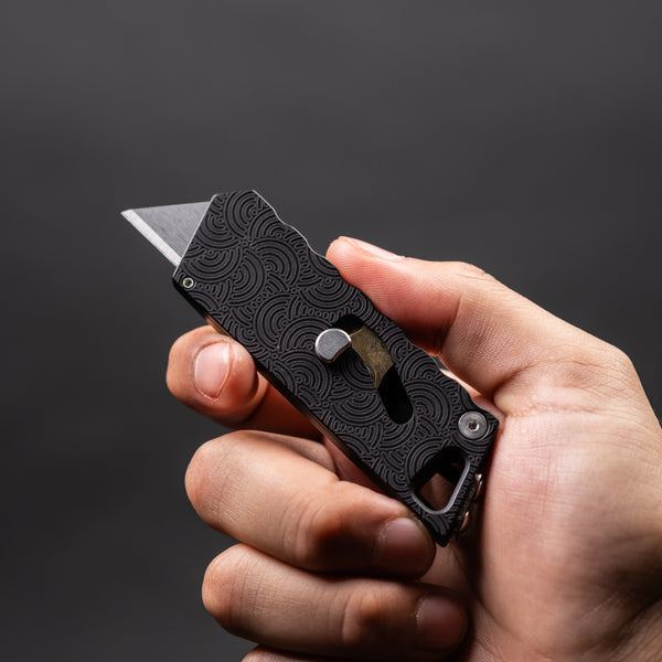 FocusWorks Bob the Boxcutter - Chaos Seigaiha Aluminum