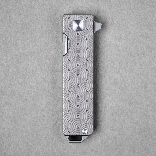 Exceed Designs x Urban EDC TiRant Razor V3 - Chaos Seigaiha