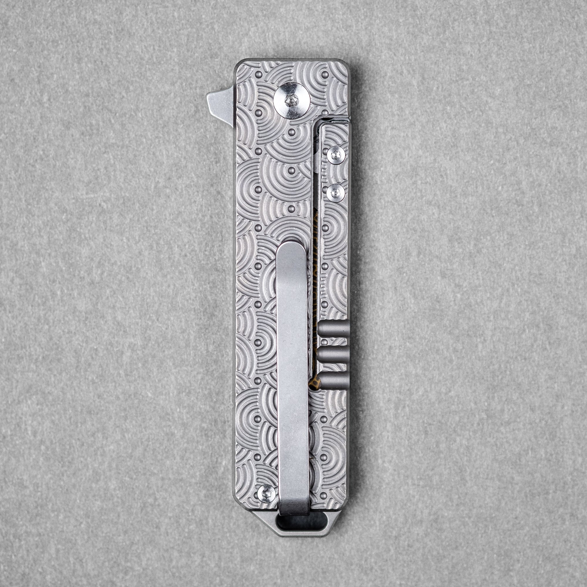 Exceed Designs x Urban EDC TiRant Razor V3 - Chaos Seigaiha