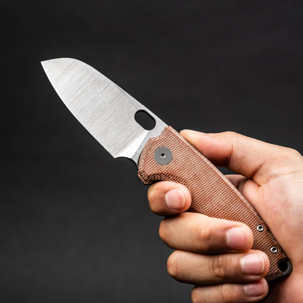 Urban EDC F5.5 - Brown Micarta & Satin Magnacut