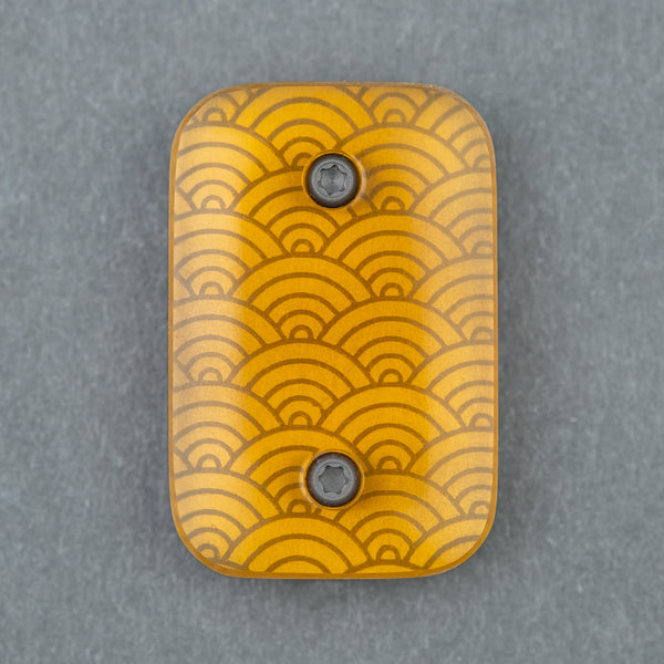 Ben Krein Worry Stone - Ultem Seigaiha Fusion (Custom)