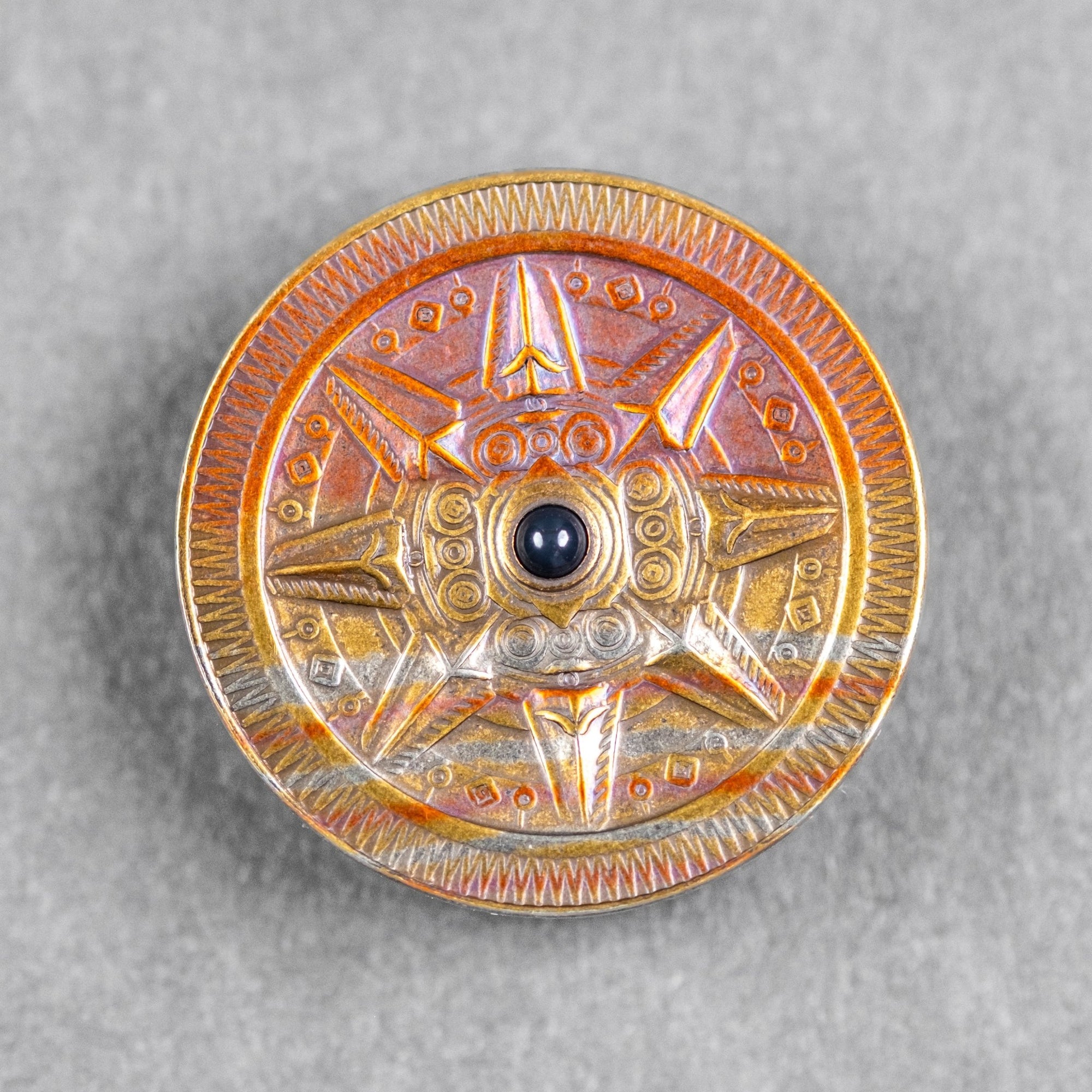 Astronomer Double Spinning Coin - Mokume - URBAN EDC®