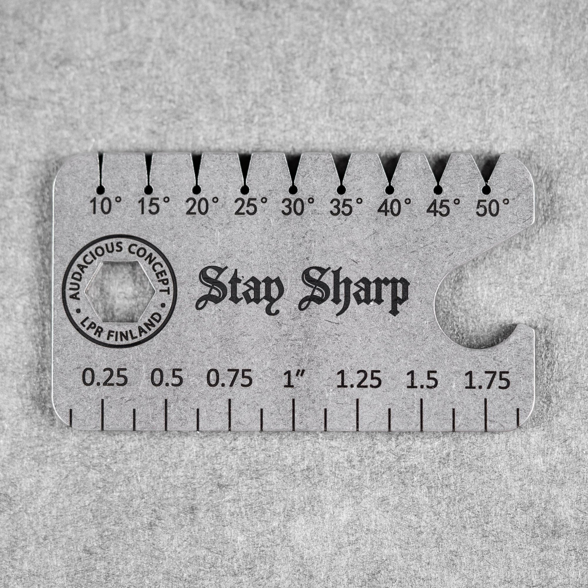 Audacious Concept Dog Tag Tool V3 w/ Ti Chaos Seigaiha™ Starfish - URBAN EDC®