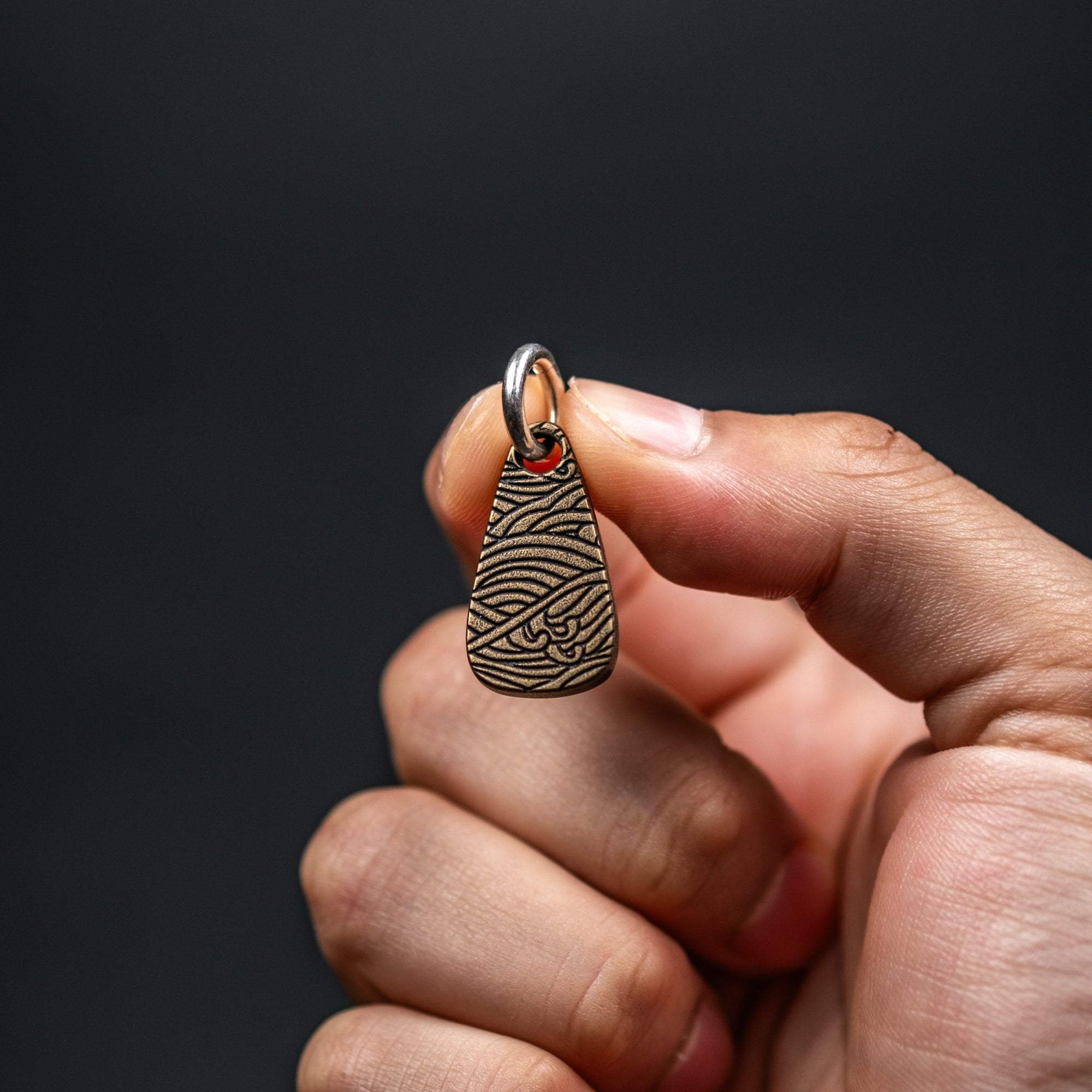 Ben Krein x URBAN Pendant - Aged Brass w/ Seigaiha - URBAN EDC®