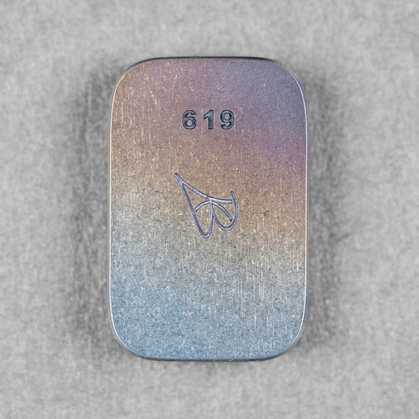 Ben Krein x URBAN Worry Stone - Oil Slick Zirconium Seigaiha - URBAN EDC®