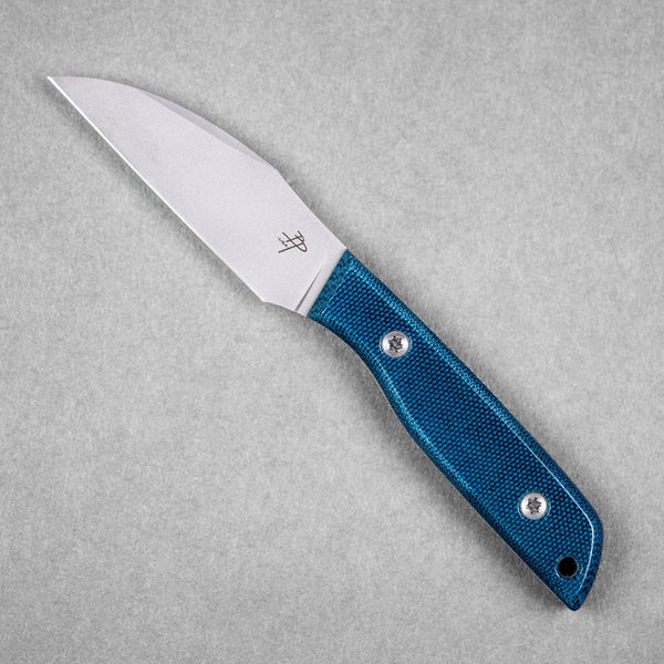 BP Customs x URBAN Flagship - Blue Canvas Micarta (Custom) - URBAN EDC®