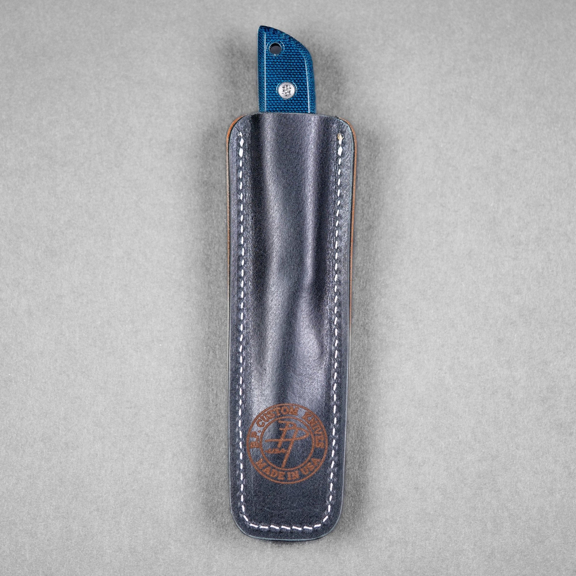 BP Customs x URBAN Flagship - Blue Canvas Micarta (Custom) - URBAN EDC®