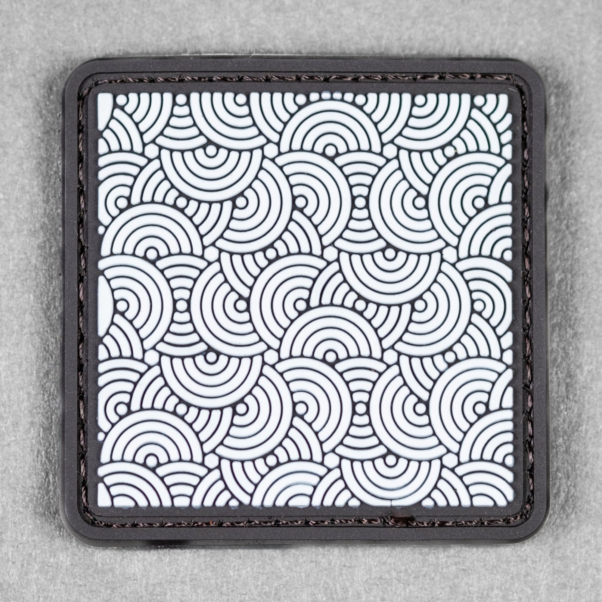 Chaos Seigaiha™ Black & White RE Patch - 2x2 - URBAN EDC®