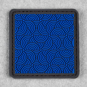 Chaos Seigaiha™ RE Patch - Black & Blue - 2x2 - URBAN EDC®
