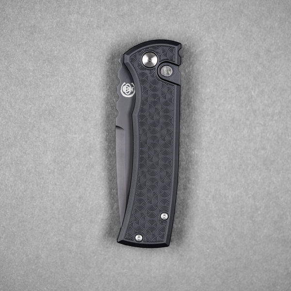 Chaves x Pro - Tech x URBAN Redencion 229 - Black DLC S35VN & Black Aluminum w/ Chaos Seigaiha™ - URBAN EDC®