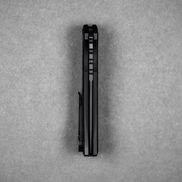 Chaves x Pro - Tech x URBAN Redencion 229 - Black DLC S35VN & Black Aluminum w/ Chaos Seigaiha™ - URBAN EDC®