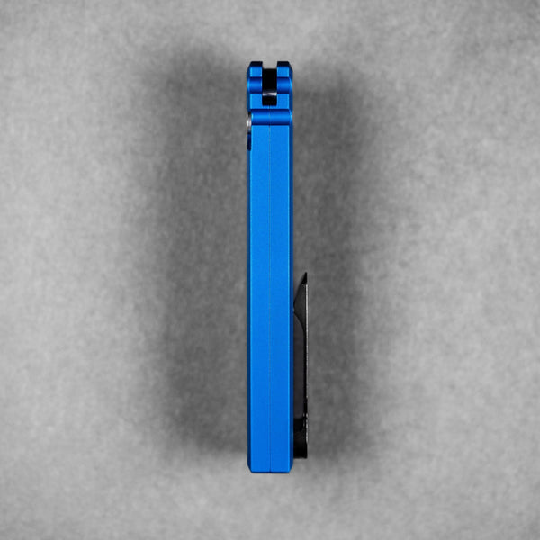 Chaves x Pro - Tech x URBAN Redencion 229 - Black DLC S35VN & Blue Aluminum w/ Chaos Seigaiha™ - URBAN EDC®