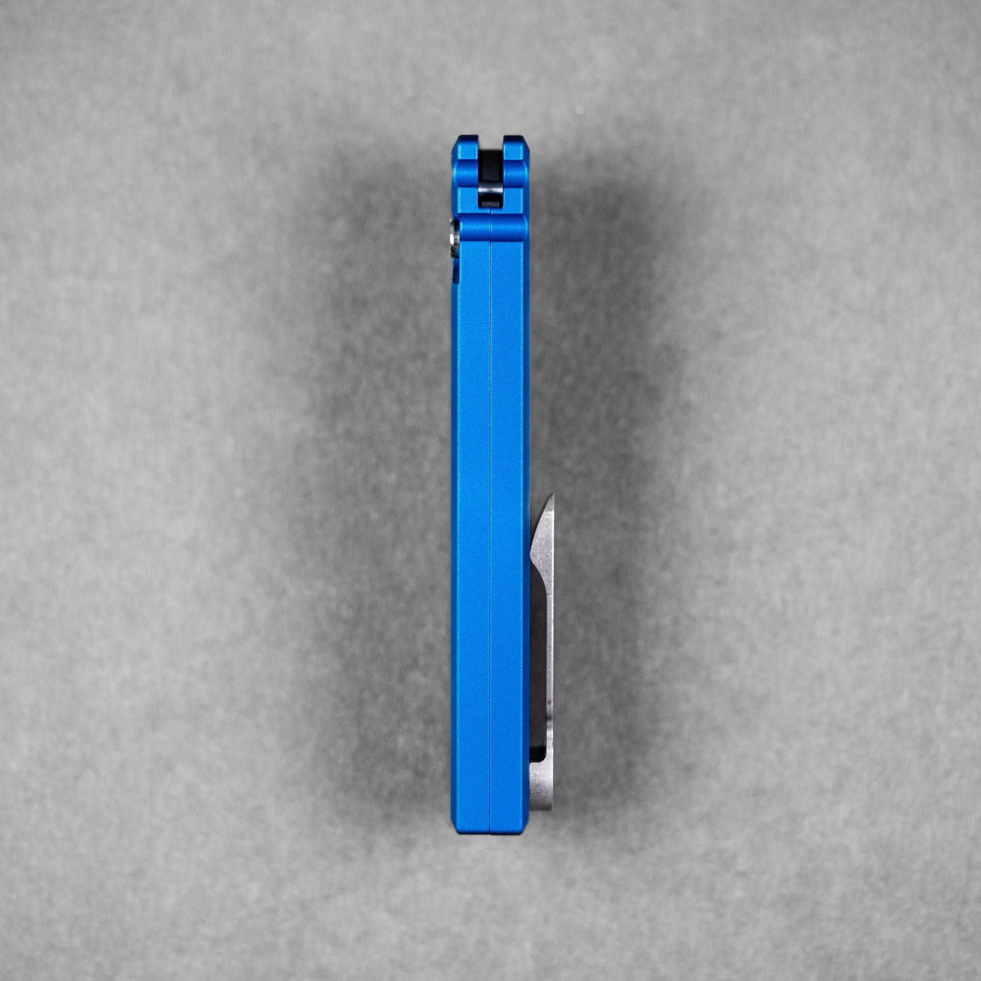 Chaves x Pro - Tech x URBAN Redencion 229 - Stonewashed S35VN & Blue Aluminum w/ Chaos Seigaiha™ - URBAN EDC®