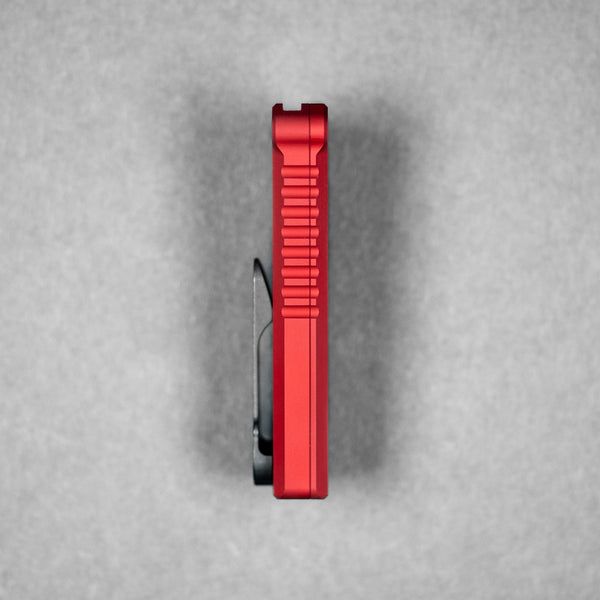 Chaves x URBAN CHUB OTF w/ Aluminum Chaos Seigaiha™ - Red - URBAN EDC®