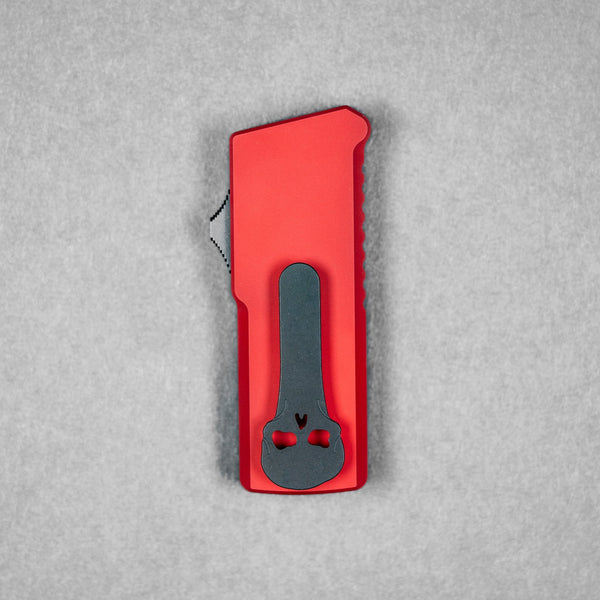 Chaves x URBAN CHUB OTF w/ Aluminum Chaos Seigaiha™ - Red - URBAN EDC®