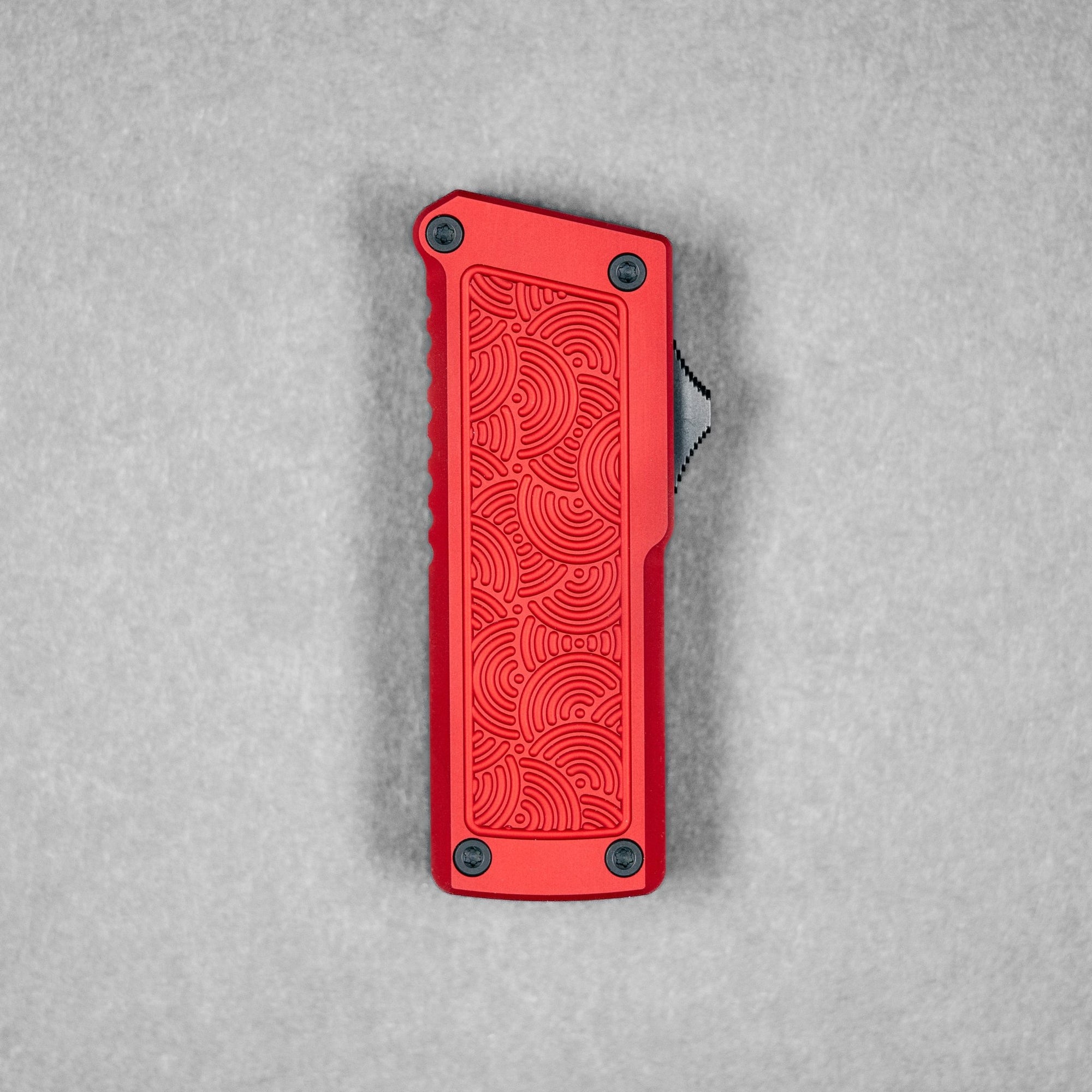 Chaves x URBAN CHUB OTF w/ Aluminum Chaos Seigaiha™ - Red - URBAN EDC®