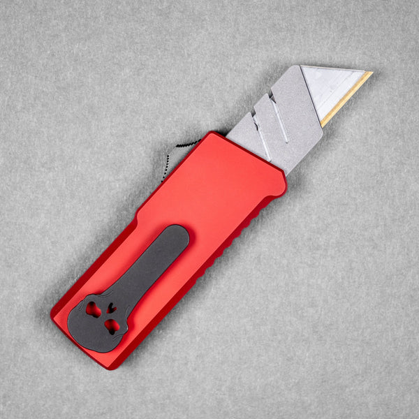 Chaves x URBAN CHUB OTF w/ Aluminum Chaos Seigaiha™ - Red - URBAN EDC®