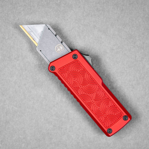 Chaves x URBAN CHUB OTF w/ Aluminum Chaos Seigaiha™ - Red - URBAN EDC®