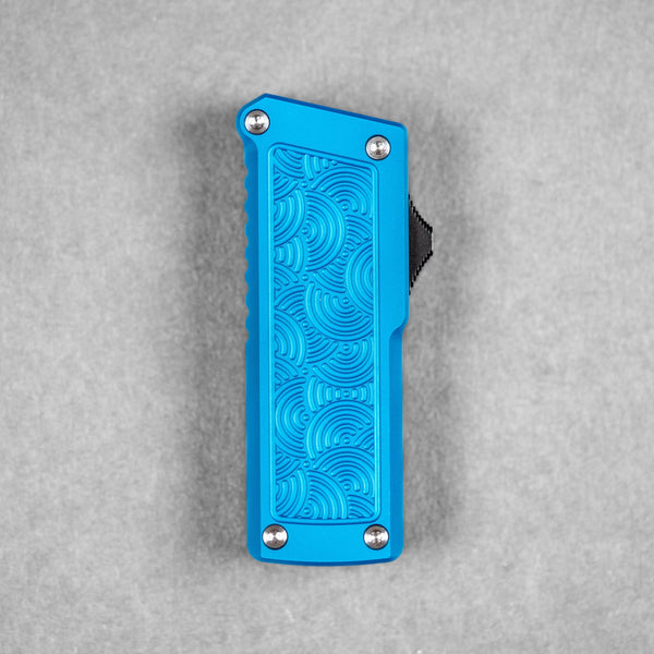 Chaves x URBAN CHUB OTF w/ Aluminum Chaos Seigaiha™ - Royal Blue - URBAN EDC®