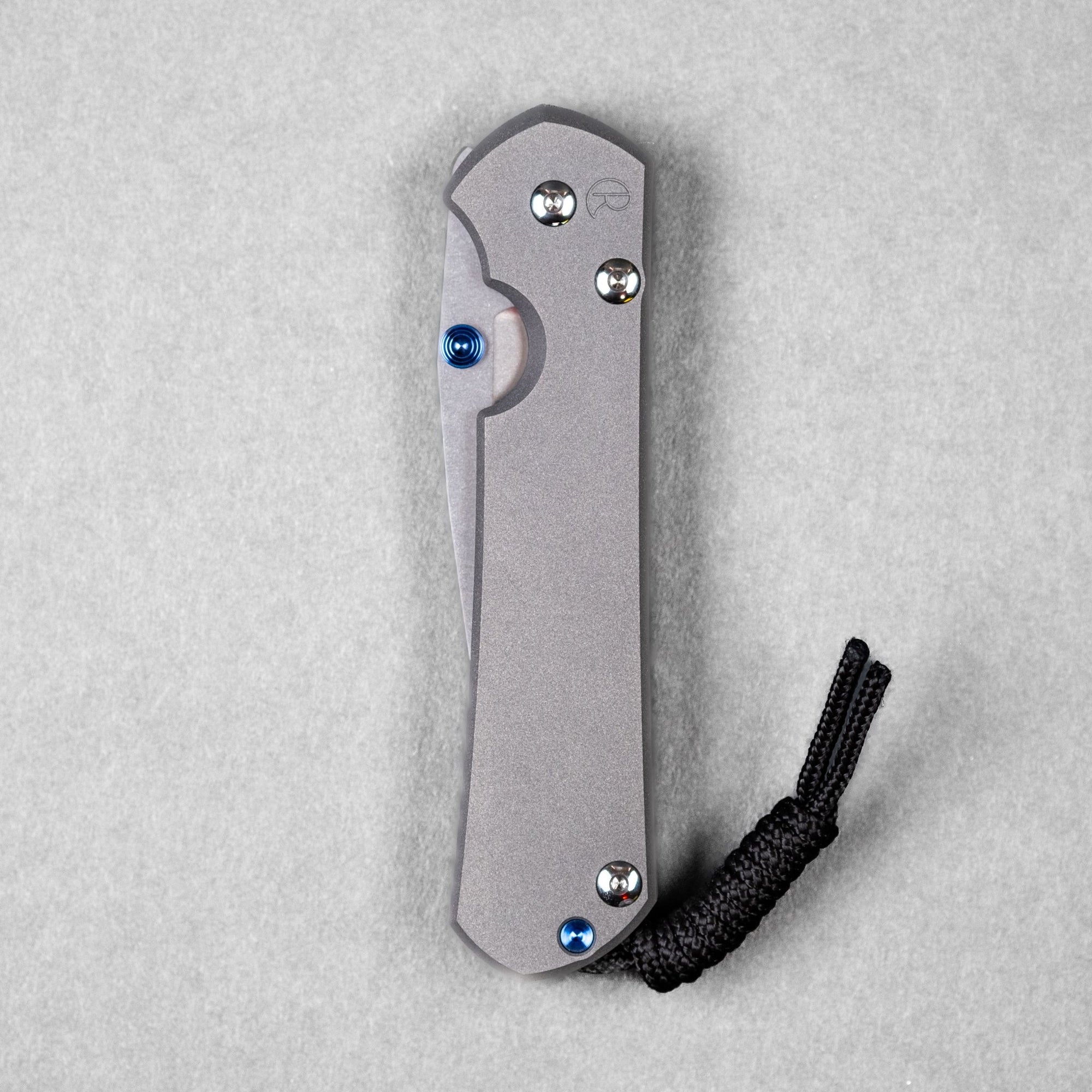 Chris Reeve Large Sebenza 31 Drop Point - Sandblasted Titanium - URBAN EDC®