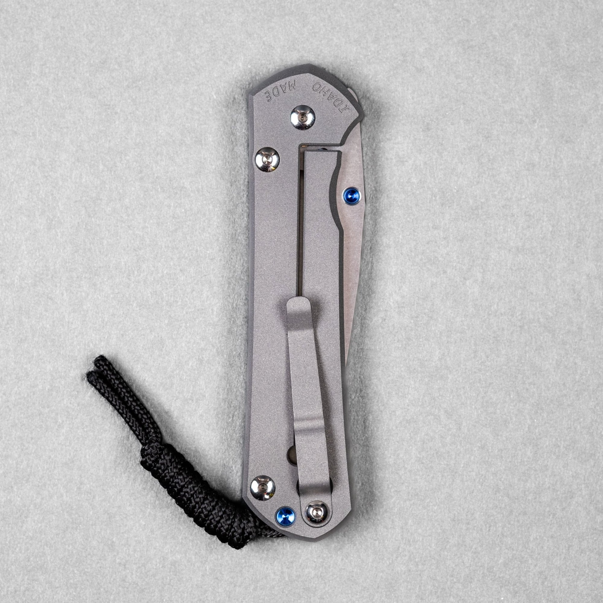 Chris Reeve Large Sebenza 31 Drop Point - Sandblasted Titanium - URBAN EDC®