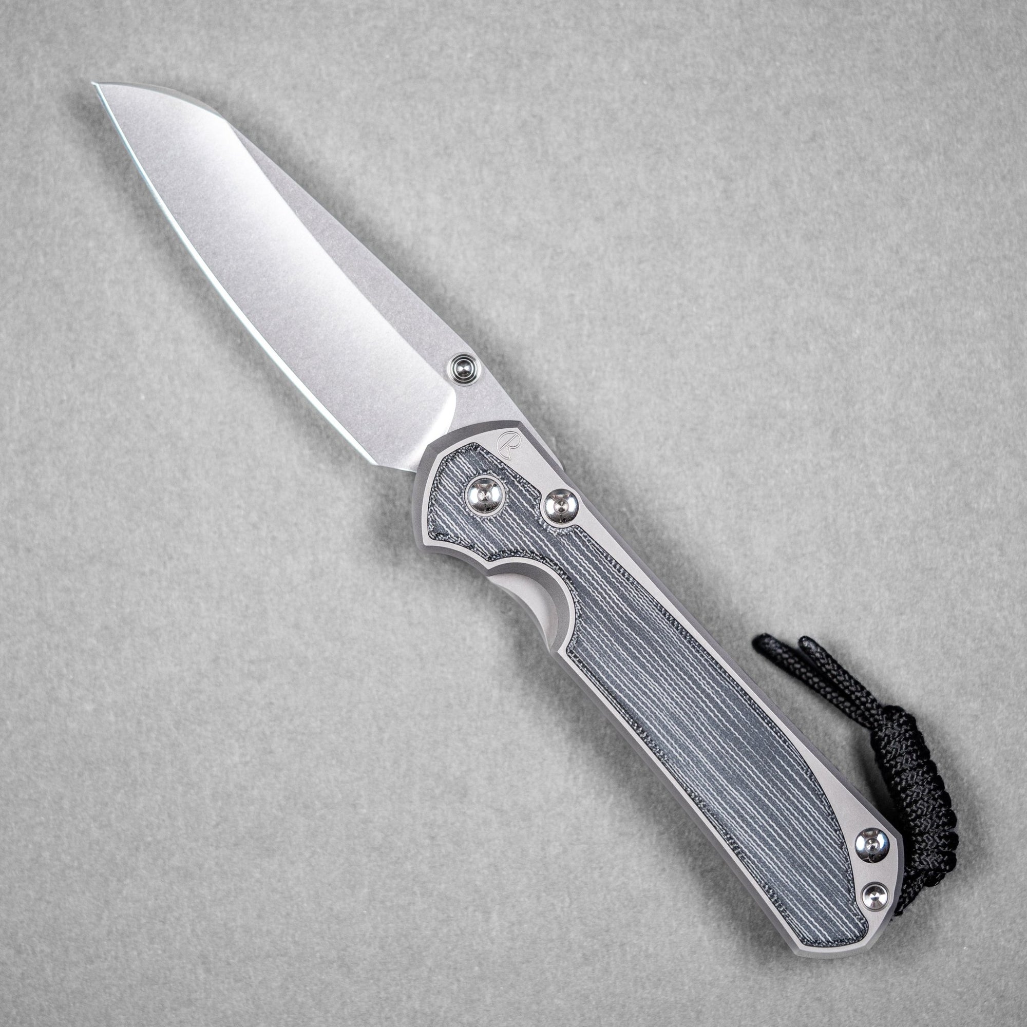 Chris Reeve Large Sebenza 31 - Insingo Magnacut & Glass Blasted Titanium w/ Black Canvas Micarta Inlay - URBAN EDC®