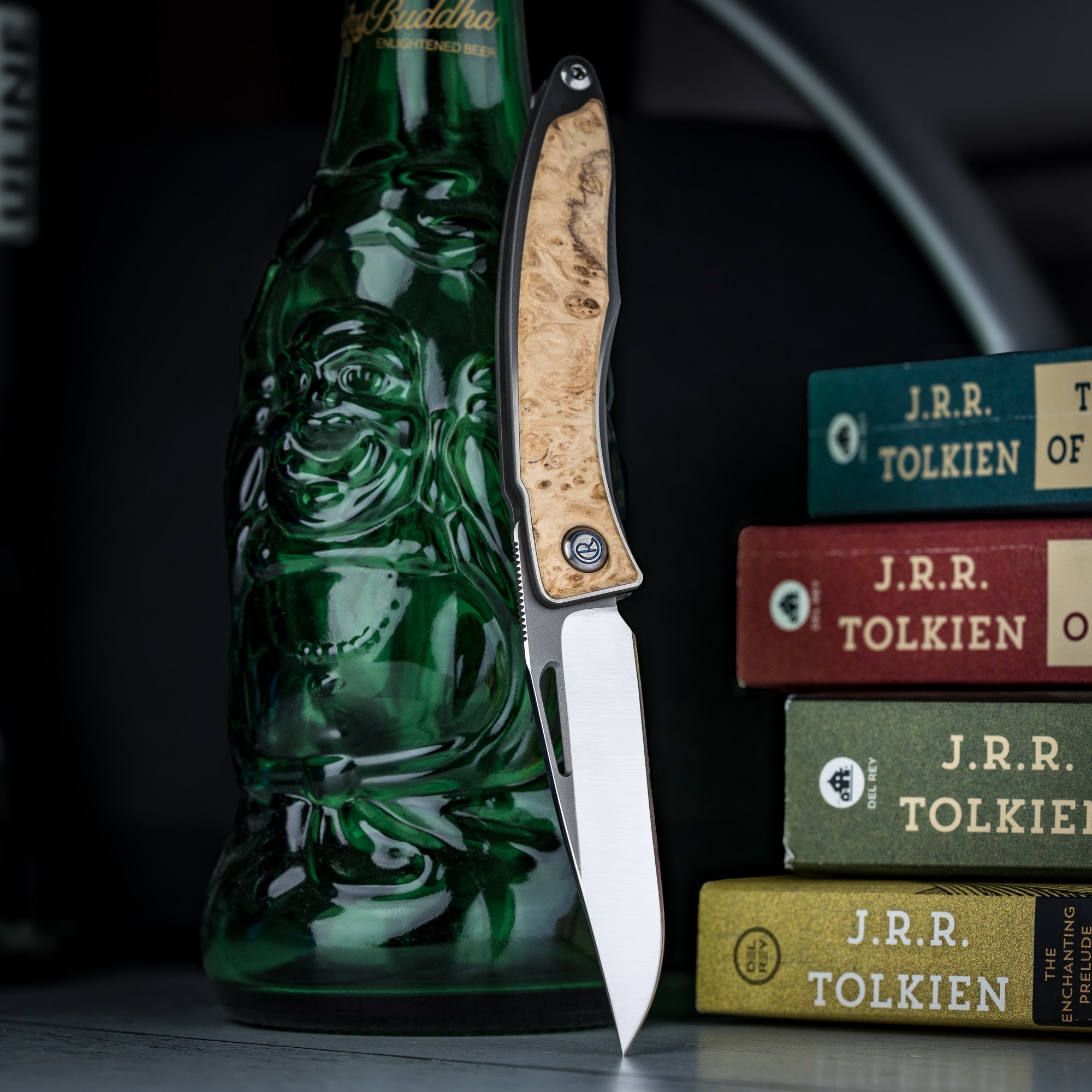 Chris Reeve Mnandi - Drop Point Magnacut w/ Box Elder Inlay