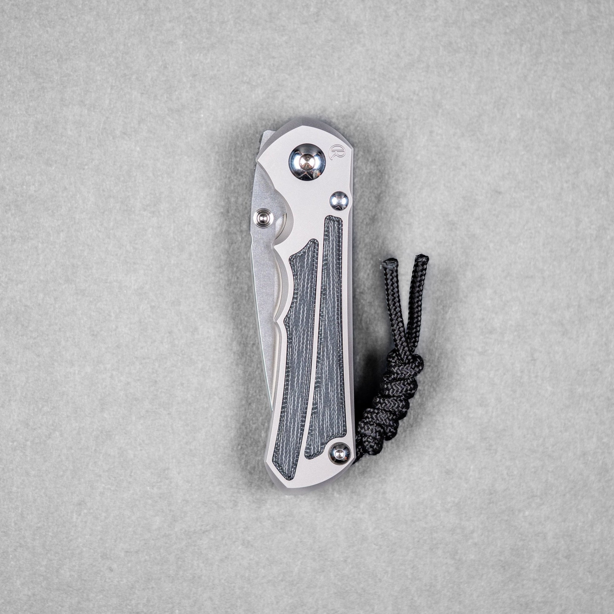 Chris Reeve Small Inkosi Drop Point - Magnacut & Glass Blasted Titanium w/ Black Canvas Micarta - URBAN EDC®