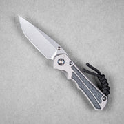 Chris Reeve Small Inkosi Drop Point - Magnacut & Glass Blasted Titanium w/ Black Canvas Micarta - URBAN EDC®