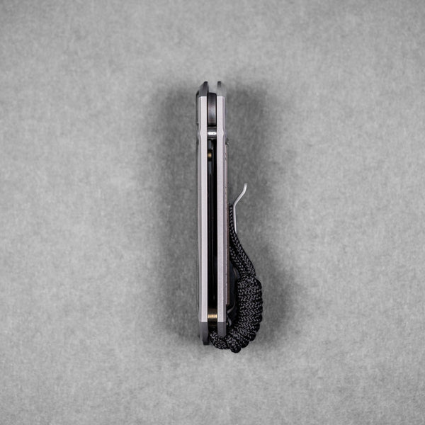 Chris Reeve Small Sebenza 31 - Drop Point Magnacut & Glass Blasted Titanium w/ Macassar Ebony Inlay - URBAN EDC®