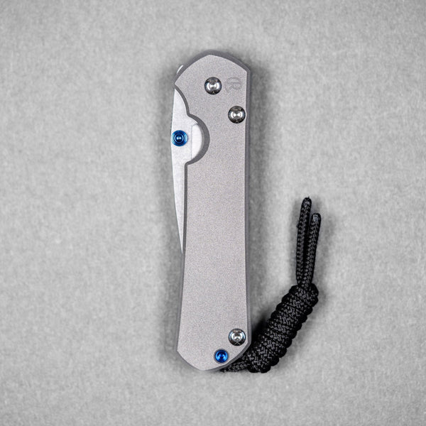 Chris Reeve Small Sebenza 31 - Drop Point Magnacut & Sandblasted Titanium - URBAN EDC®