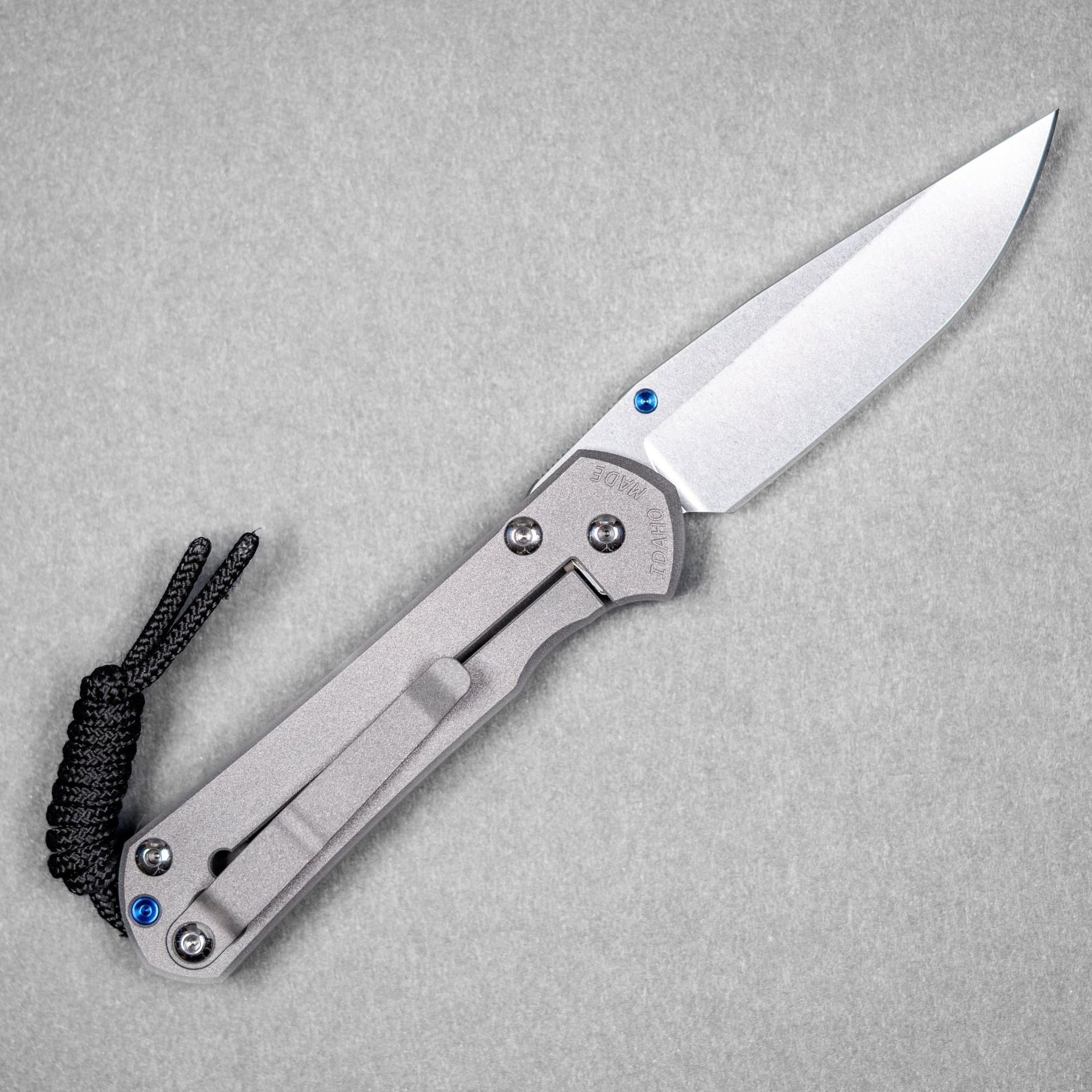 Chris Reeve Small Sebenza 31 - Drop Point Magnacut & Sandblasted Titanium - URBAN EDC®