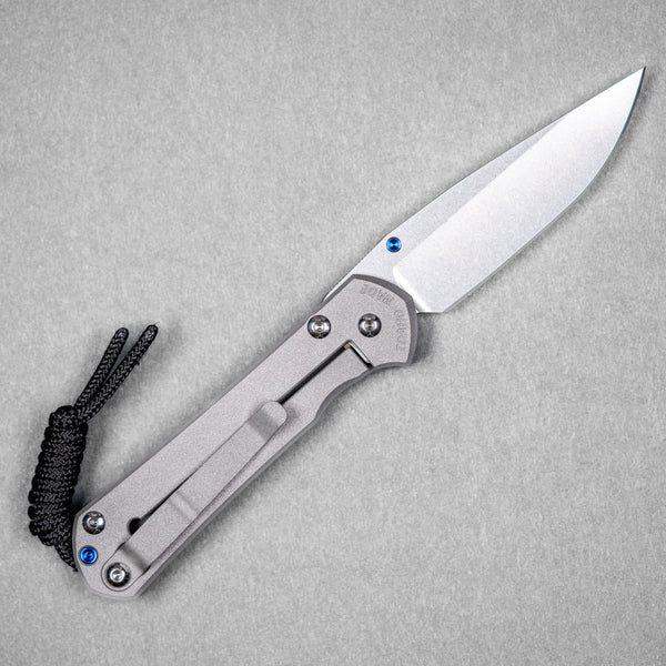 Chris Reeve Small Sebenza 31 - Drop Point Magnacut & Sandblasted Titanium - URBAN EDC®
