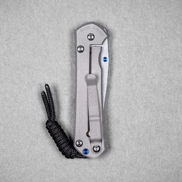 Chris Reeve Small Sebenza 31 - Drop Point Magnacut & Sandblasted Titanium - URBAN EDC®