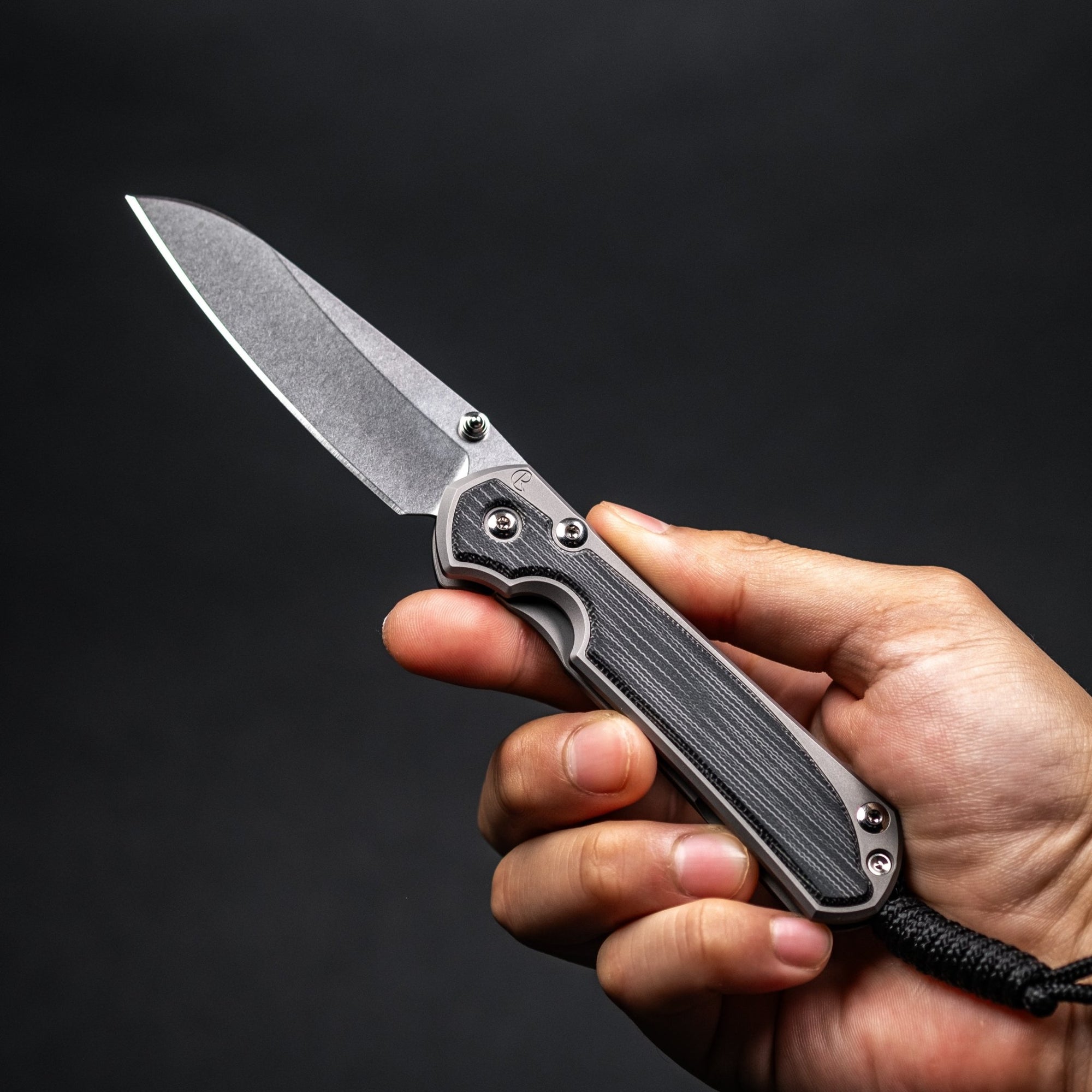 Chris Reeve Small Sebenza 31 - Insingo Magnacut & Glass Blasted Titanium w/ Black Canvas Micarta Inlay - URBAN EDC®