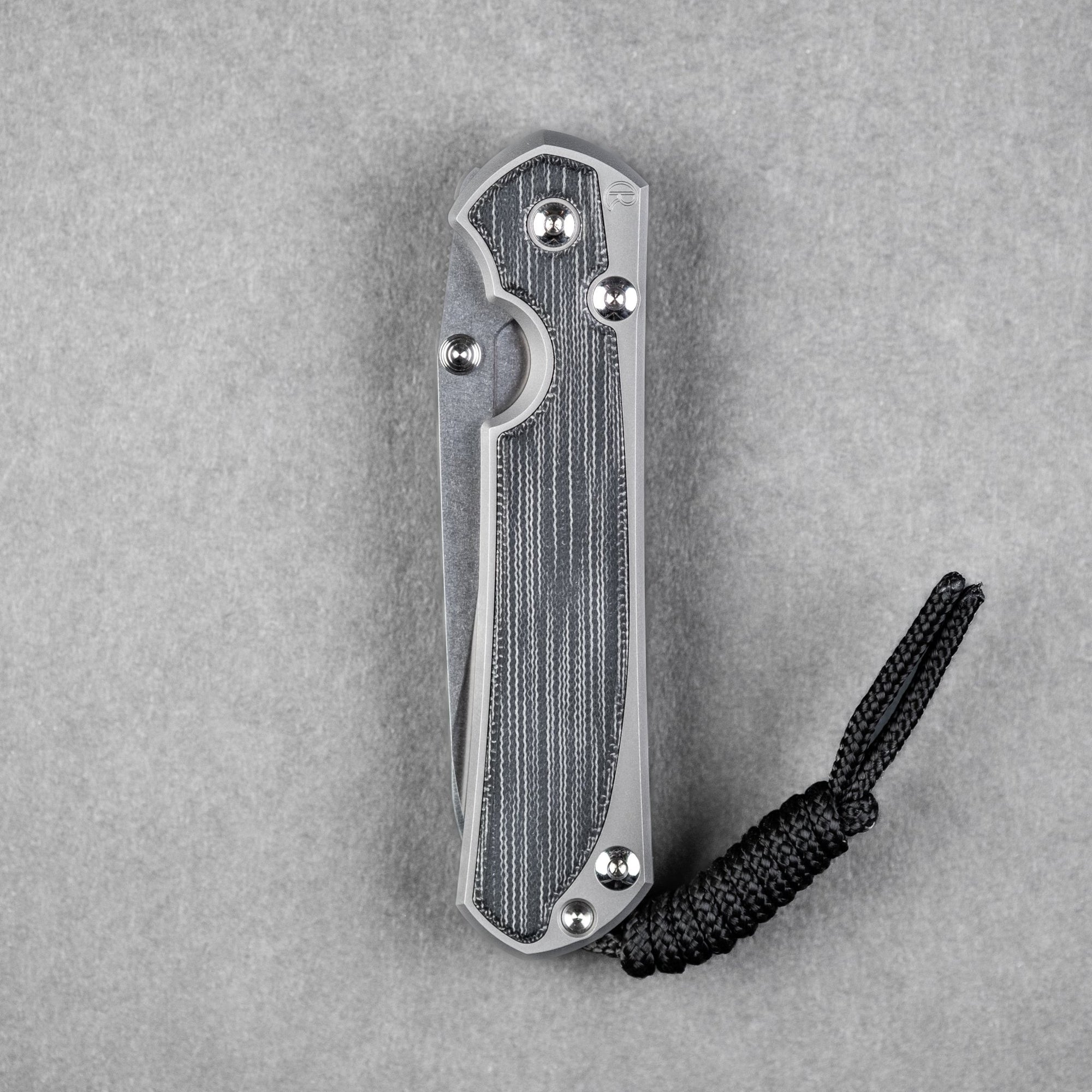 Chris Reeve Small Sebenza 31 - Insingo Magnacut & Glass Blasted Titanium w/ Black Canvas Micarta Inlay - URBAN EDC®