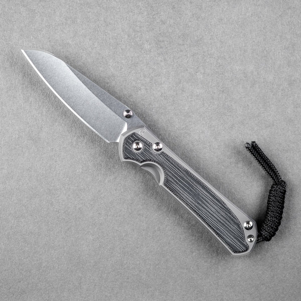Chris Reeve Small Sebenza 31 - Insingo Magnacut & Glass Blasted Titanium w/ Black Canvas Micarta Inlay - URBAN EDC®