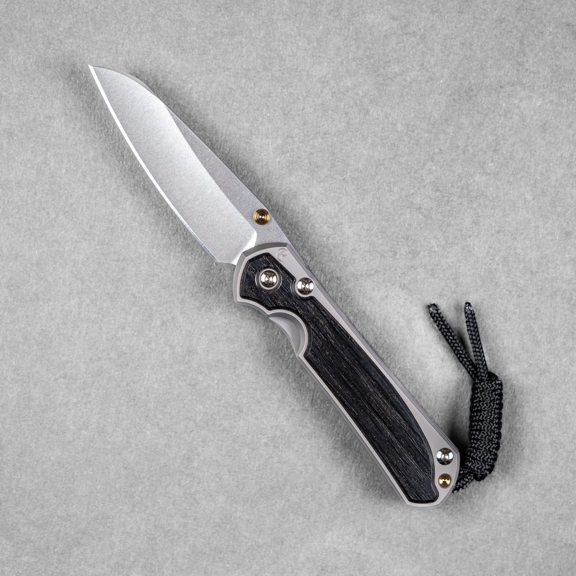 Chris Reeve Small Sebenza 31 - Insingo Magnacut & Glass Blasted Titanium w/ Bog Oak - URBAN EDC®