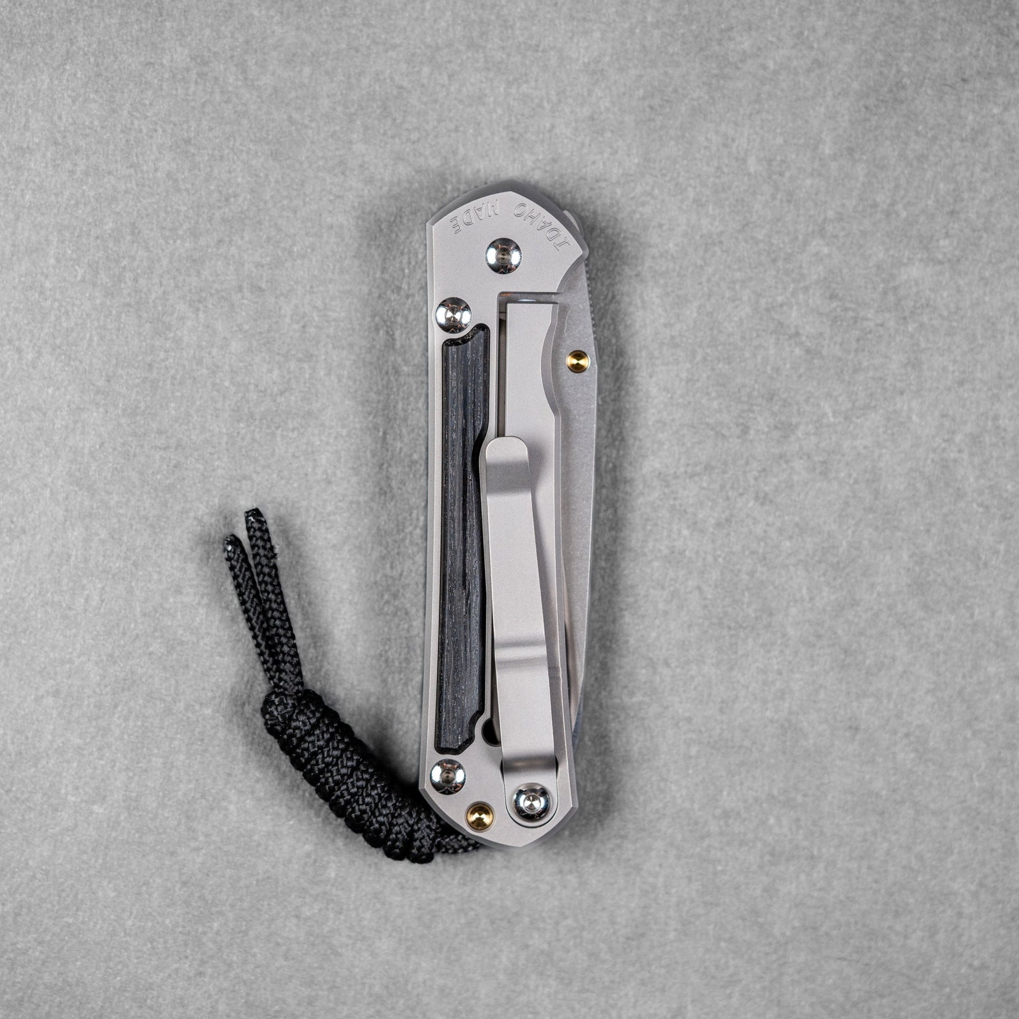 Chris Reeve Small Sebenza 31 - Insingo Magnacut & Glass Blasted Titanium w/ Bog Oak - URBAN EDC®